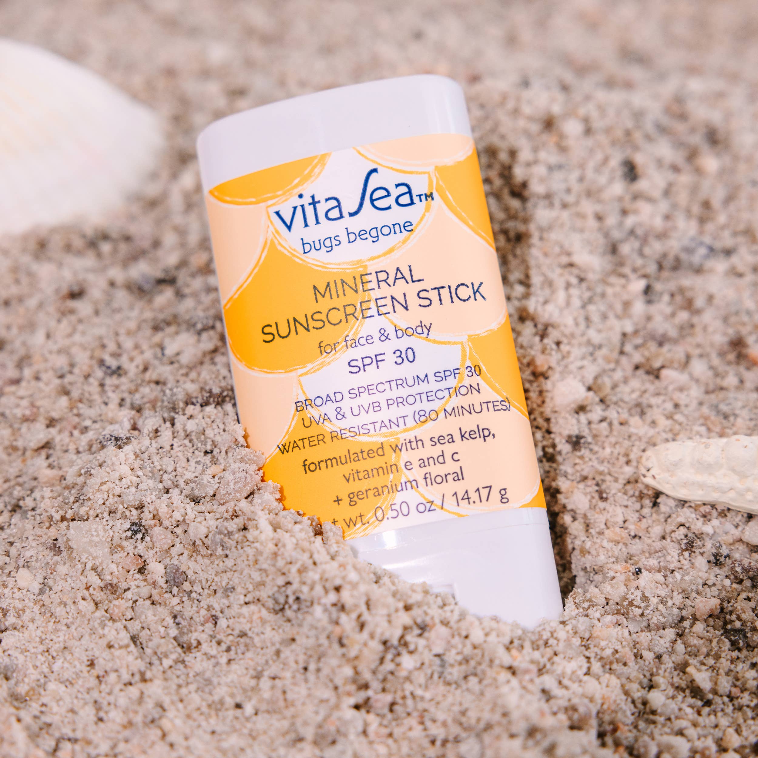 Bugs Begone Mineral Sunscreen Stick, SPF 30