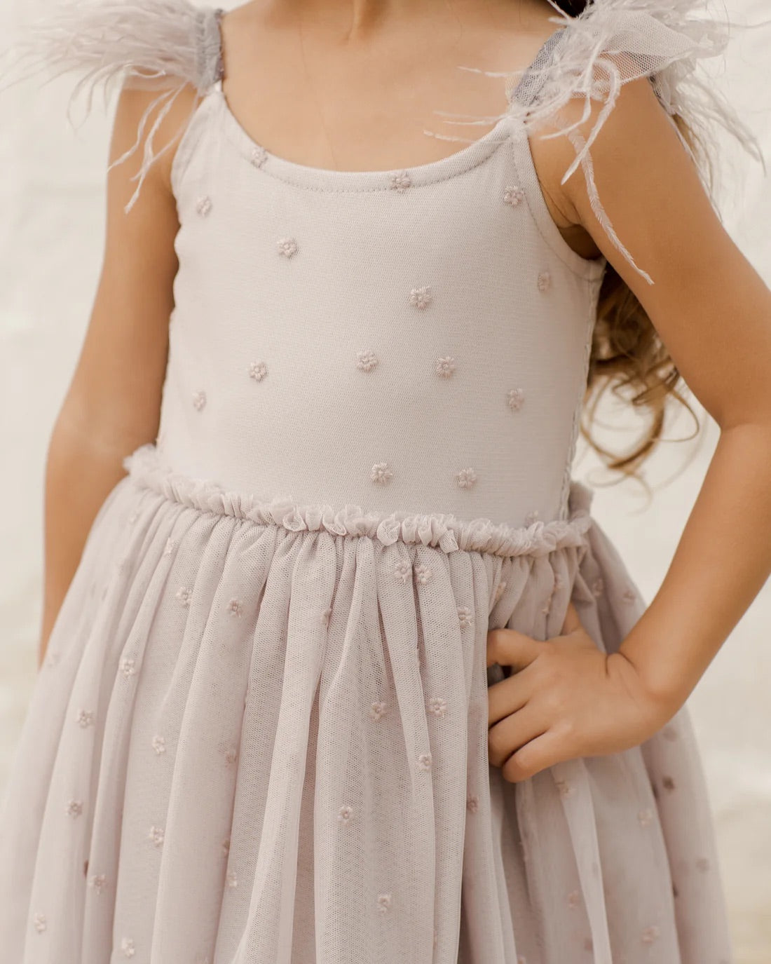 Cloud Poppy Dress