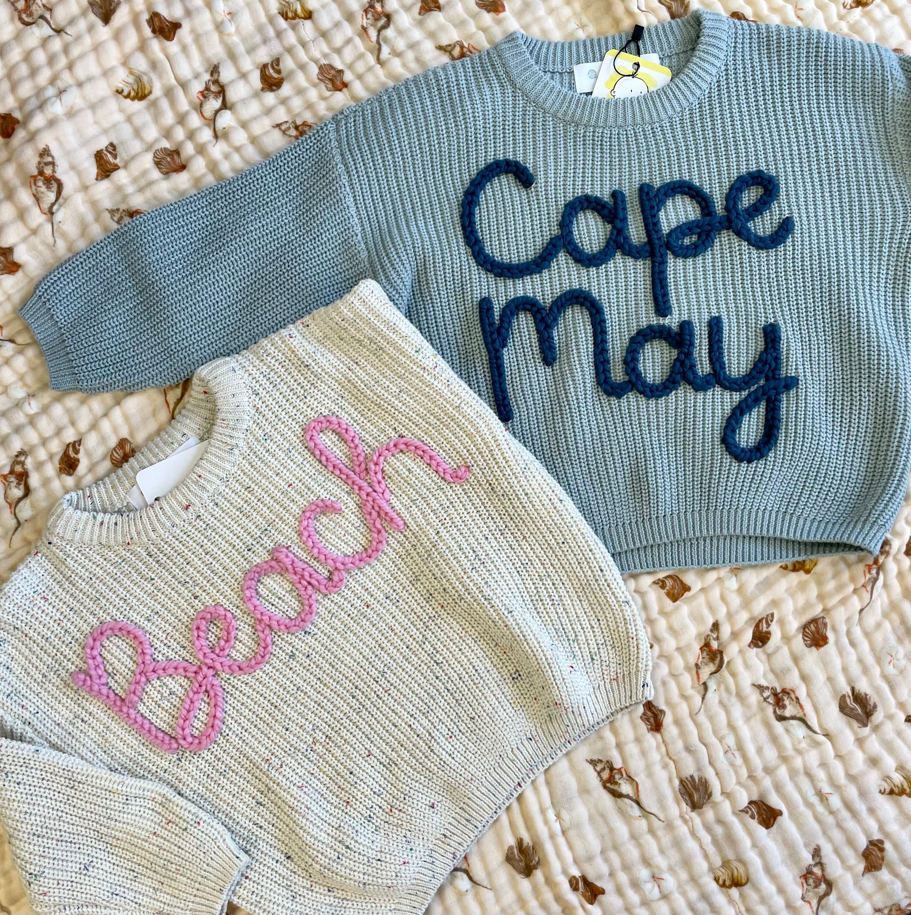 Blue Cape May Sweater