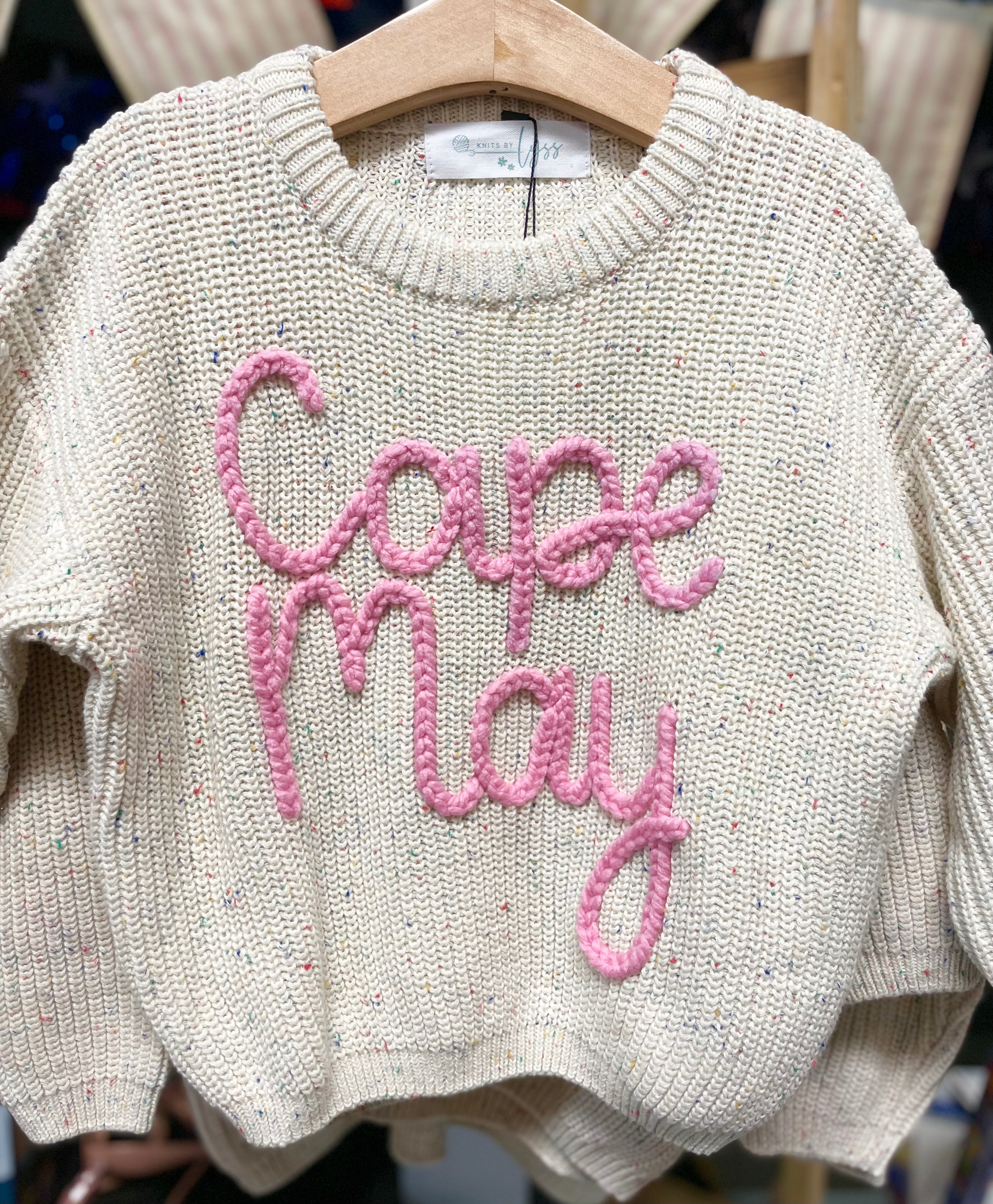 Cream Speckle Cape May Sweater