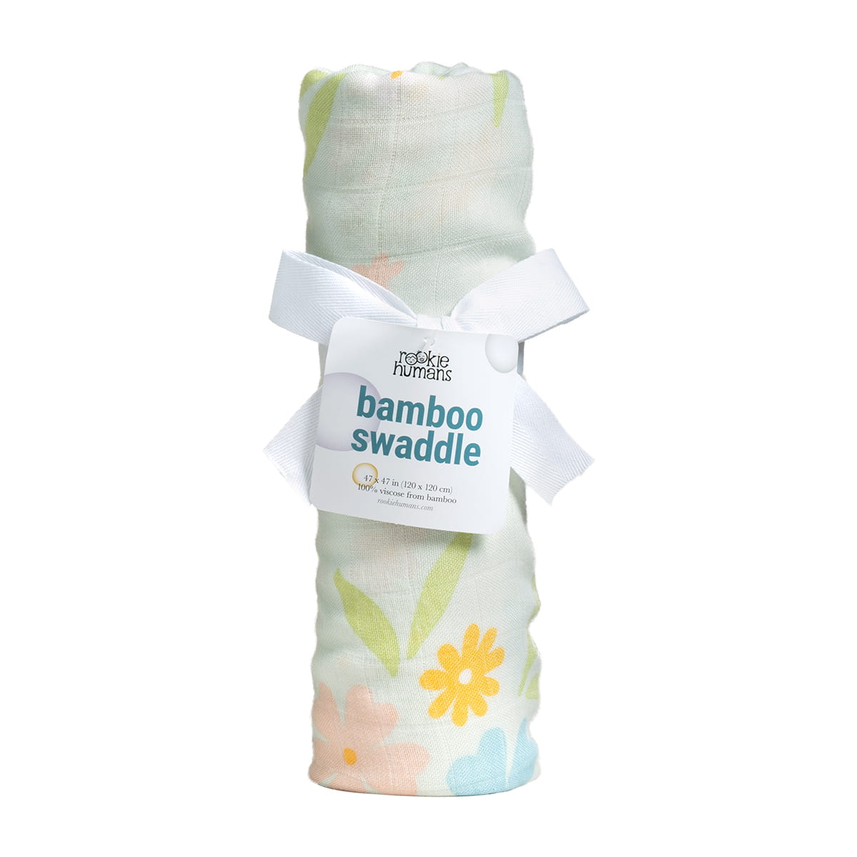 Enchanted Meadow bamboo swaddle