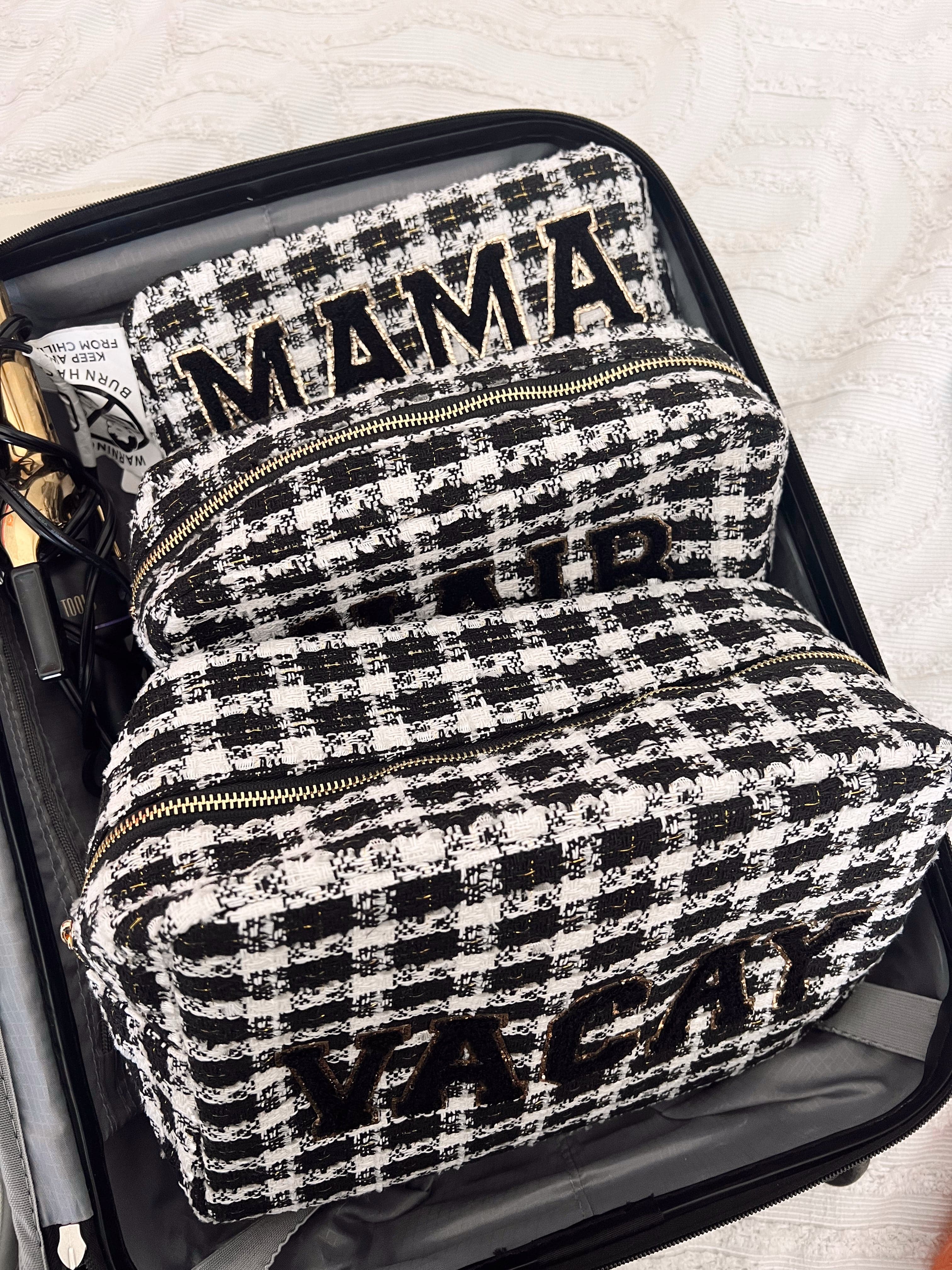 Mama Medium Bag - Black Plaid