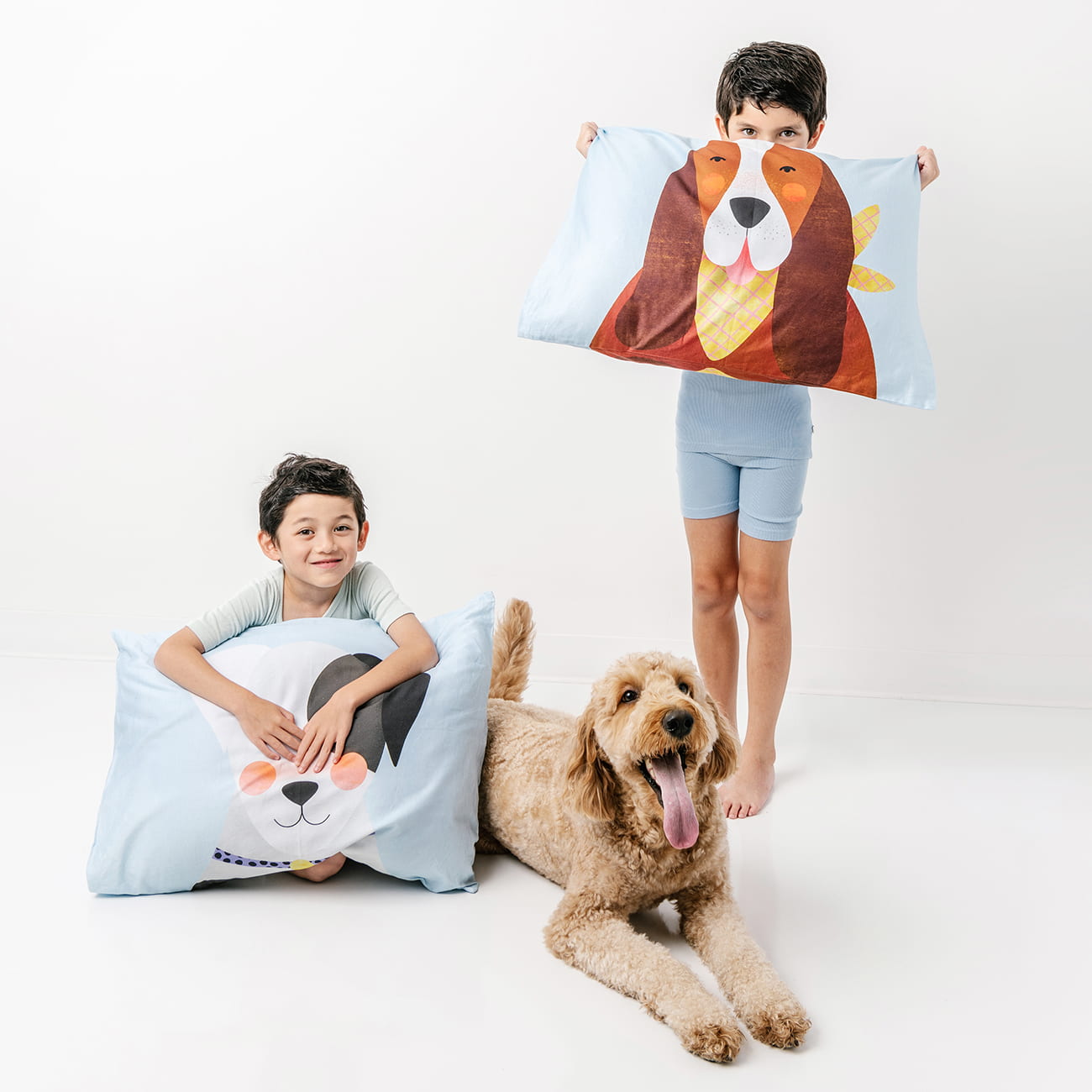 2-pack Dog Print Standard Size Pillowcases