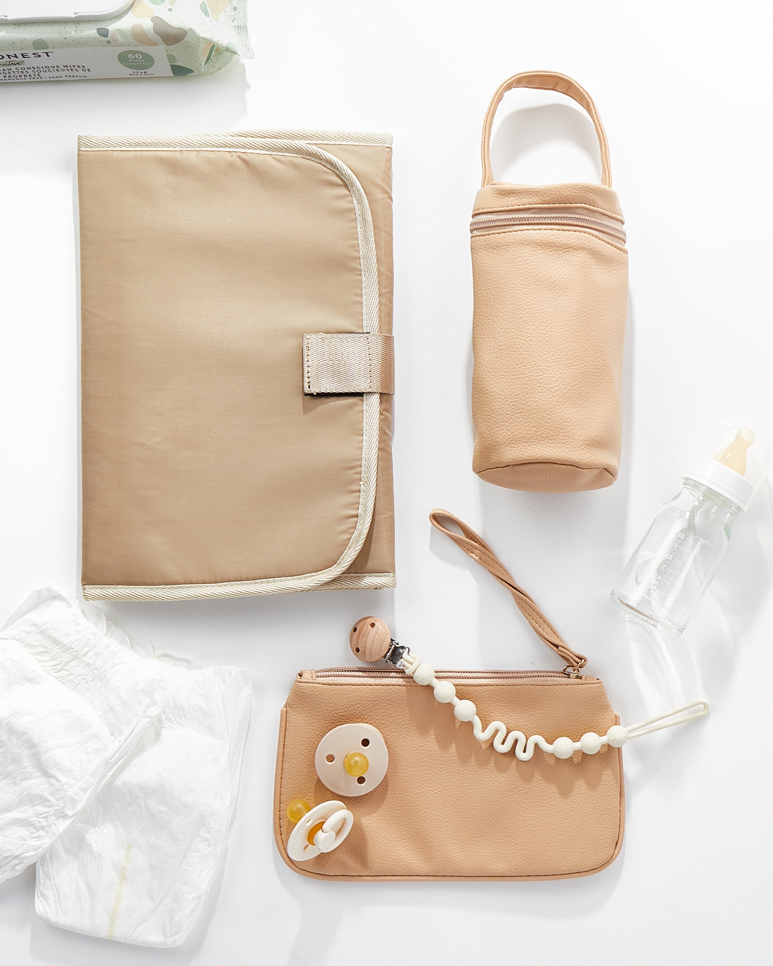 Leather Diaper Bag Backpack