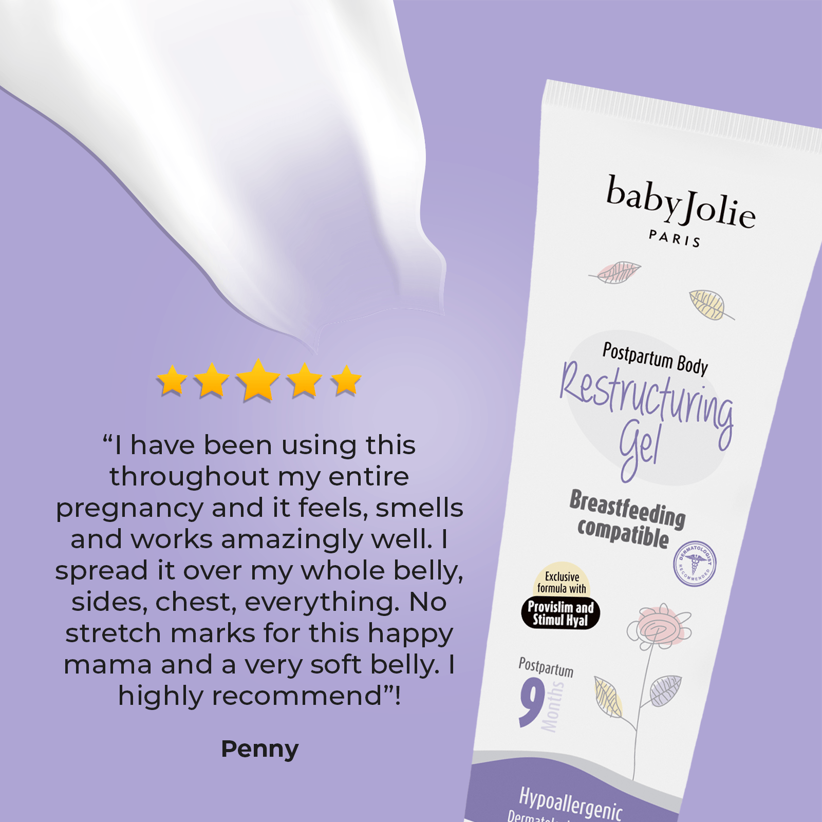 Baby Jolie Postpartum Restructuring Gel for Tummy | 7oz (198g)